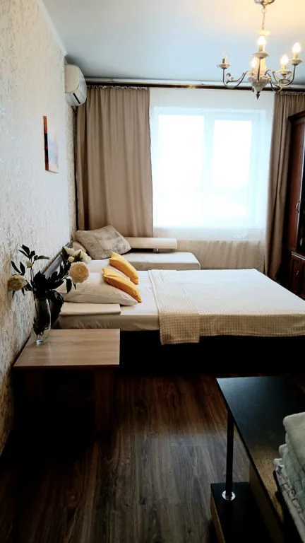 Квартира с видом на город, в центре левого берега