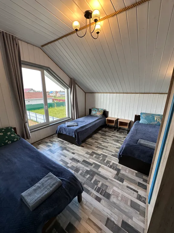 Семейный загородный дом с баней