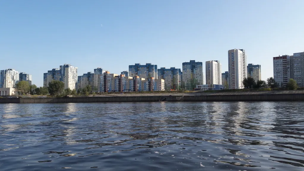 Квартира с видом на реку Волгу