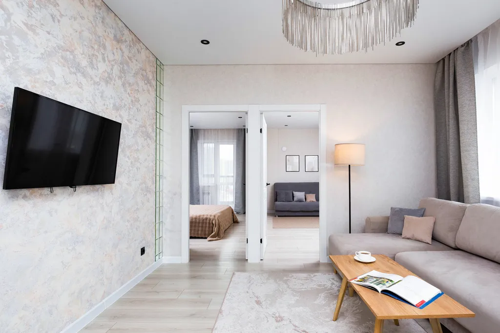 Квартира Квартира Красивая трехкомнатная около Аквапарка — Новосибирск