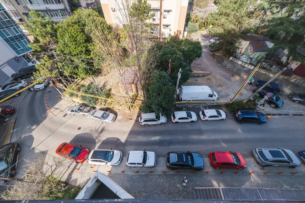 Квартира Квартира Современная студия с панорамными окнами в центре города — Сочи