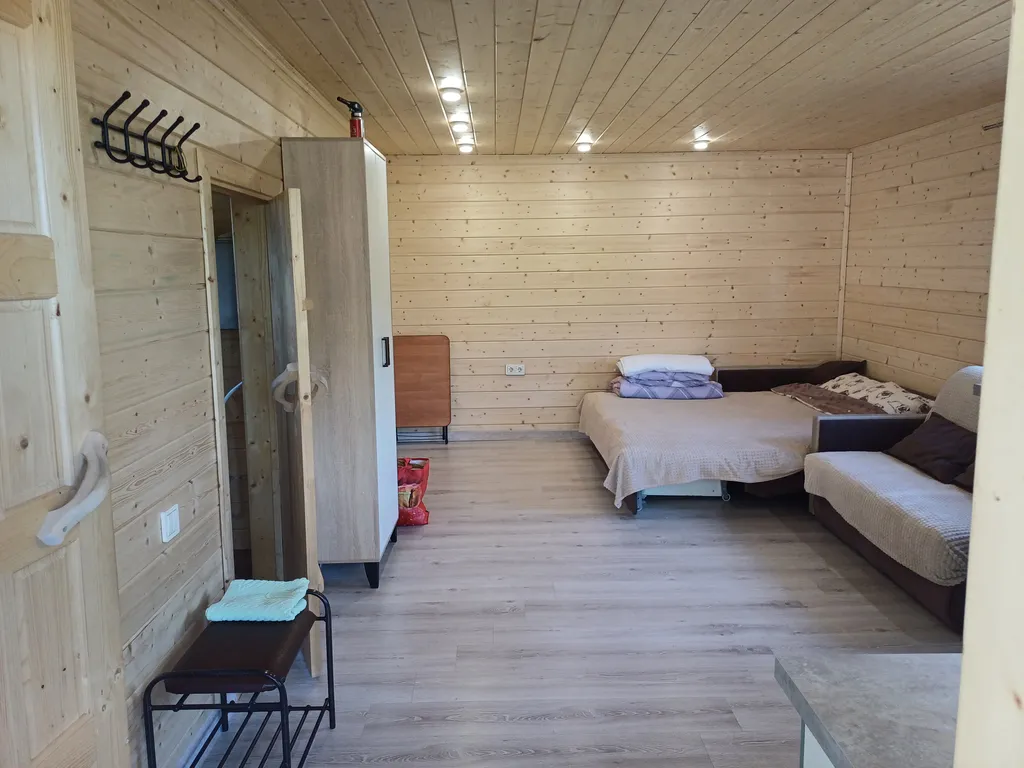 Уютный домик-баня с купелью в тихом местечке