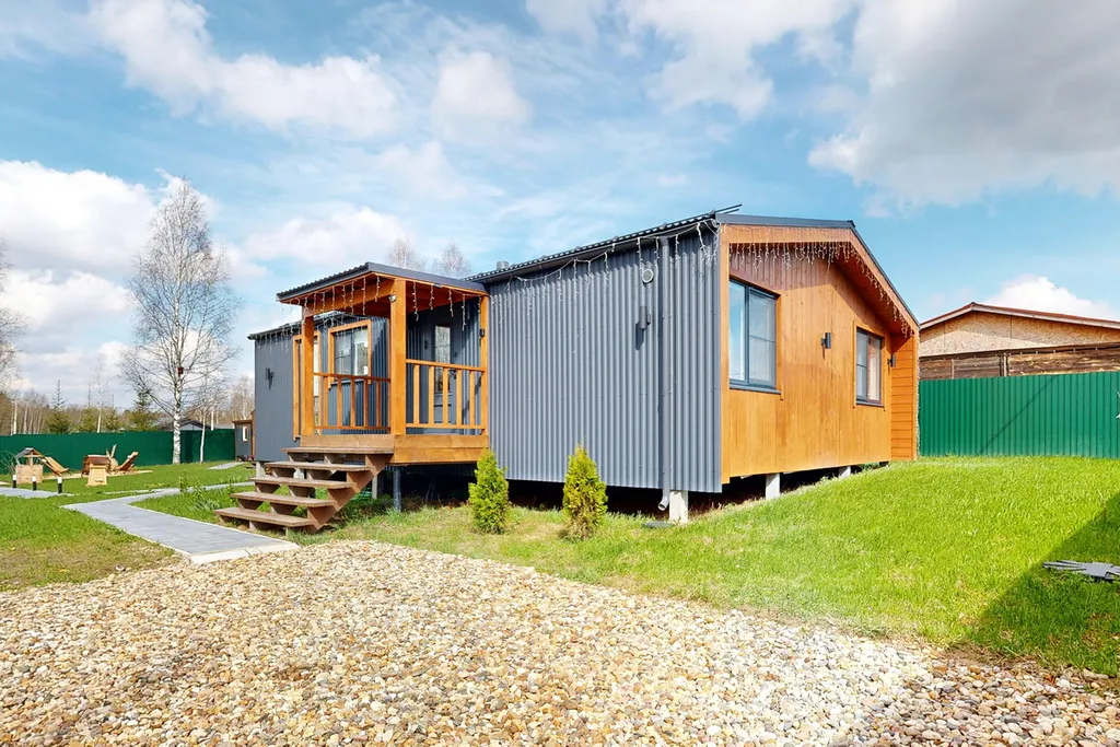 Дом с баней и чаном на участке 10 соток, Green island house