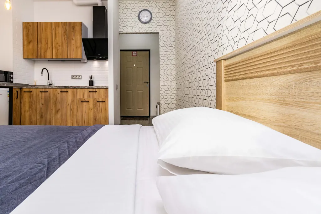 Уютная студия с балконом