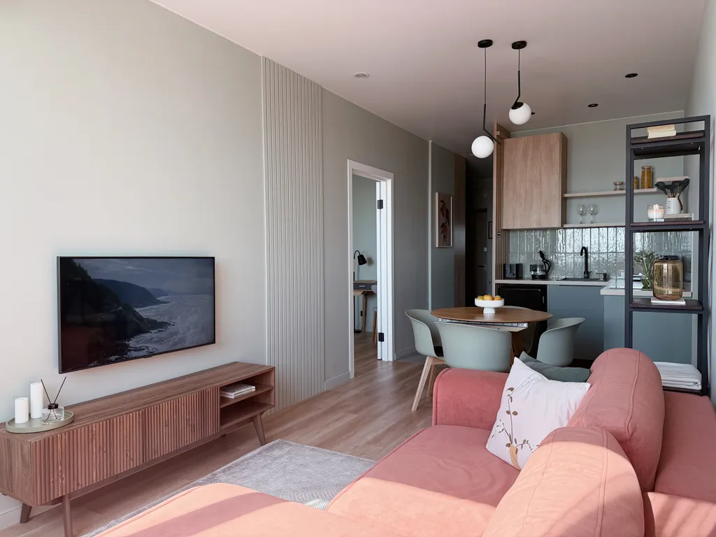 Дизайнерские апартаменты с панорамным видом на Волгу и горы