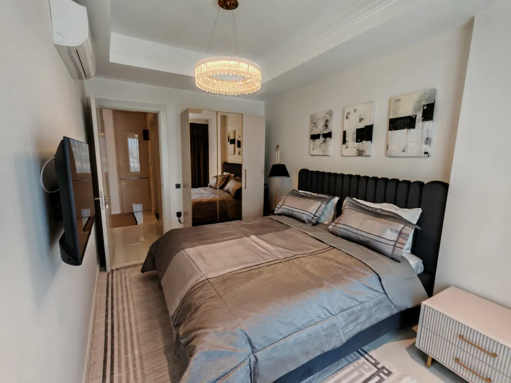 Квартира в Azura World c видом на бассейн и аквапарком