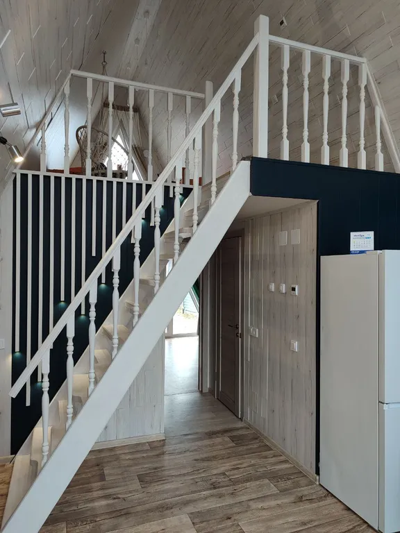 Дом А-фрейм для спокойного семейного отдыха