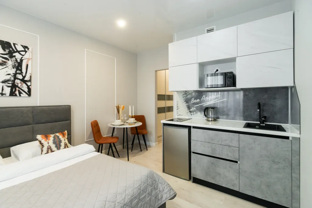 Студия на Набережной реки в ЖК Аквамарин