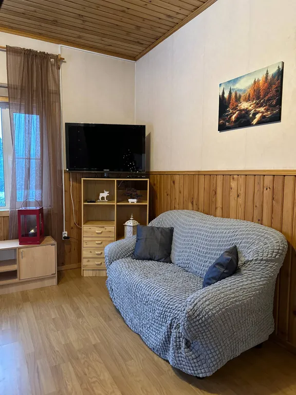 Дом c финской дровяной сауной и отдельной баней в Карелии