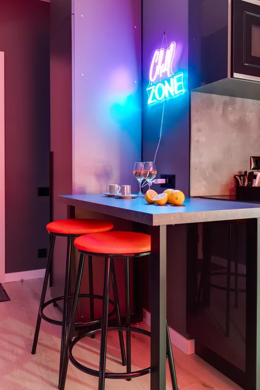 Квартира Квартира Стильная студия у ботанического сада Red — Москва