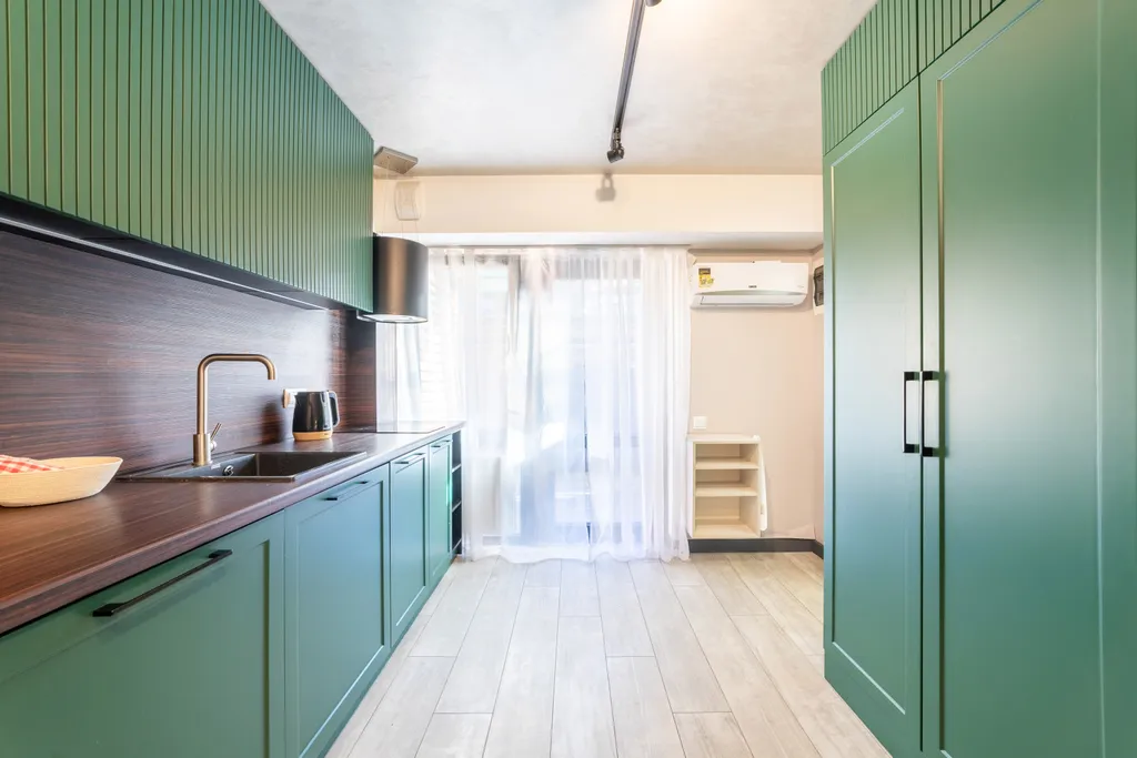 Зеленая студия в ЖК Гринберг