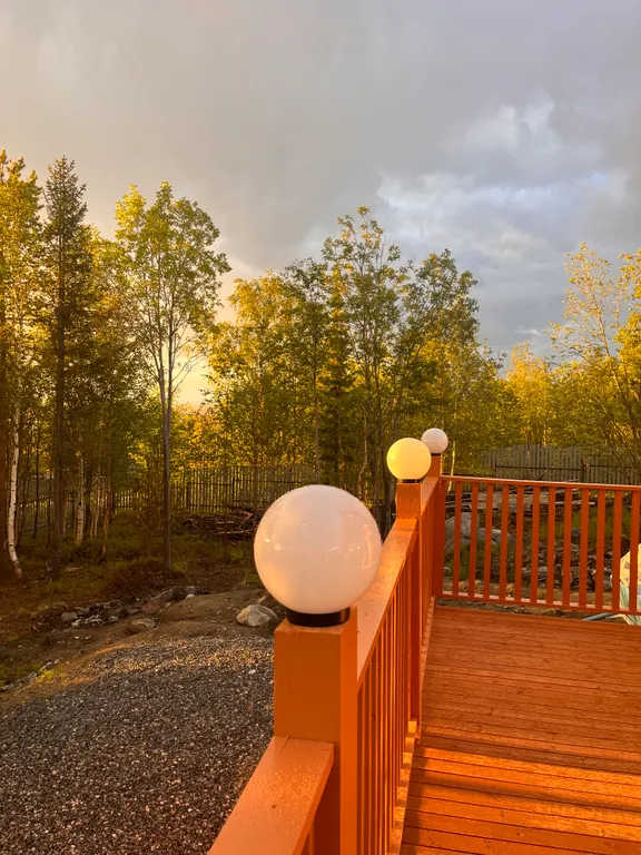 Домик а-фрейм на участке 10 соток