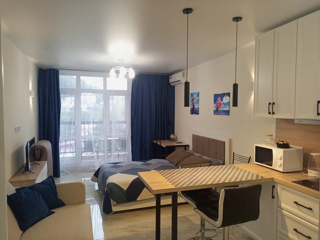 Уютная студия для идеального отдыха рядом с морем