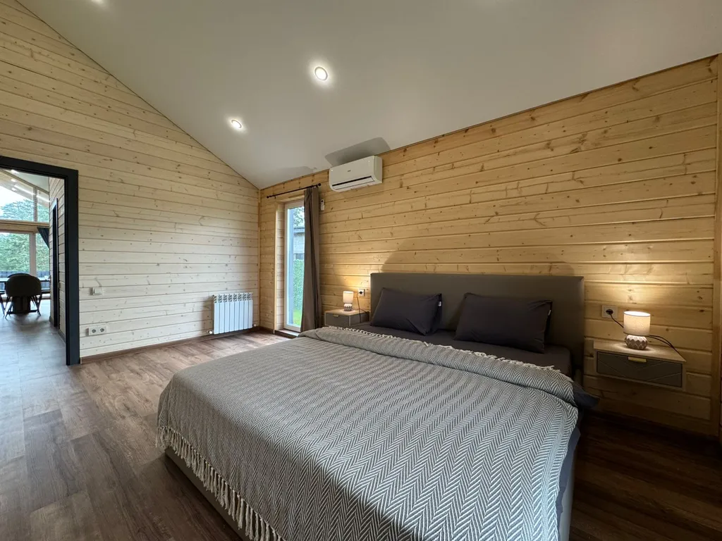 Барнхаус Na_Holme RentPlaza с баней и бассейном