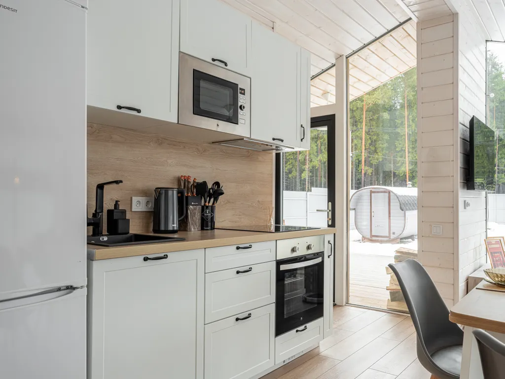 Домик у леса с камином и баней