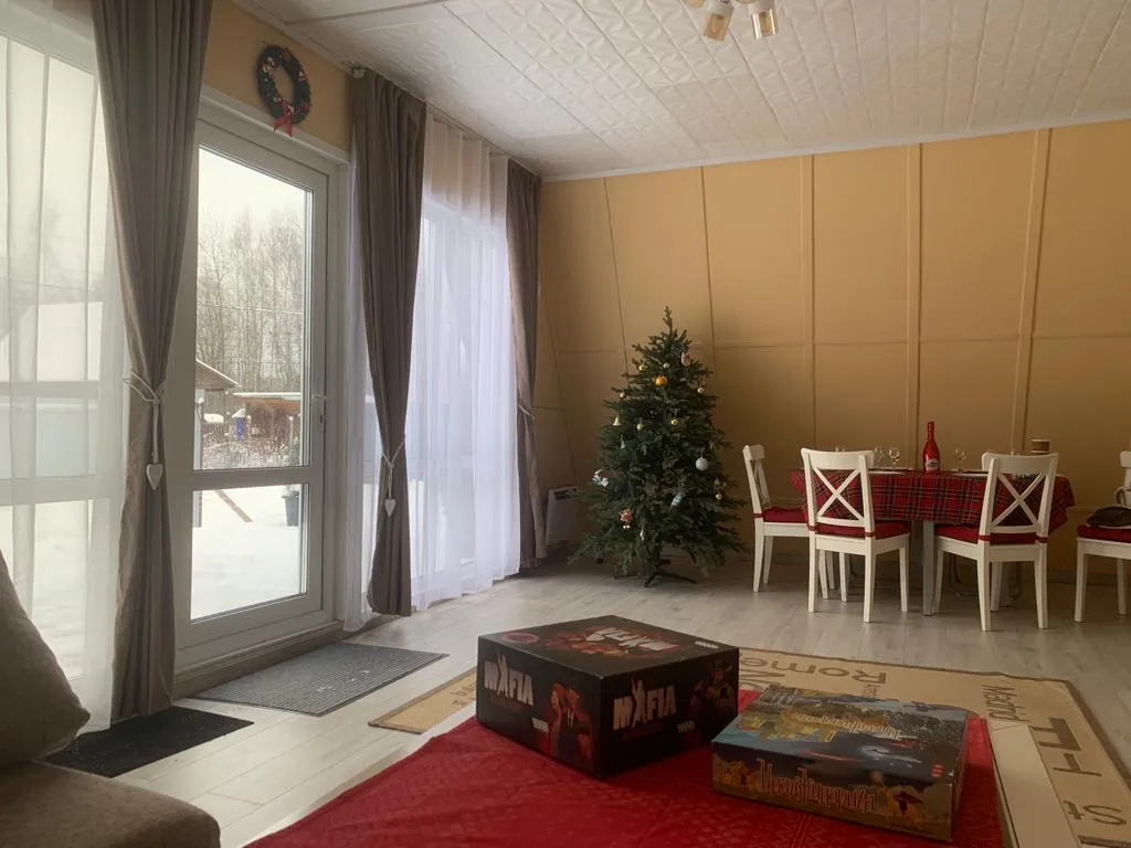 Прекрасный домик в стиле А-фрейм