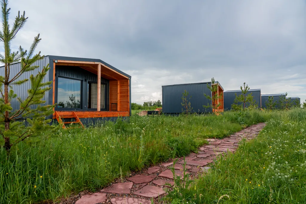 Уютный домик с видом на Камское море