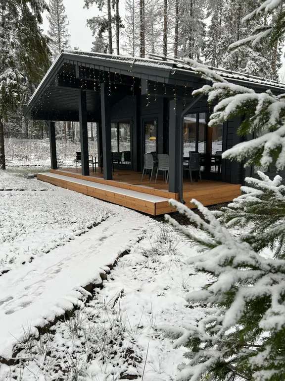 Коттедж Дом из клееного бруса с сауной — Кучерово