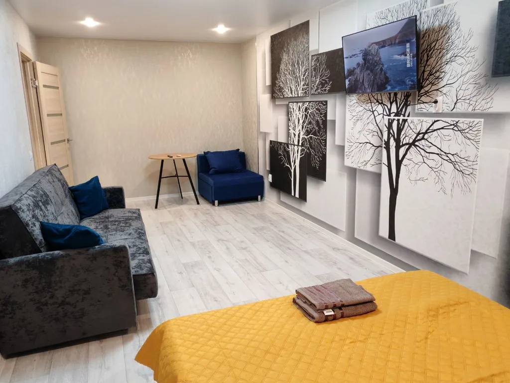 Уютная квартира с видом на город с дизайнерским ремонтом