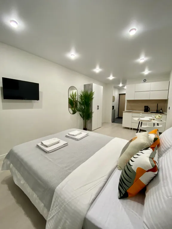 Прекрасная студия с видом на пруд