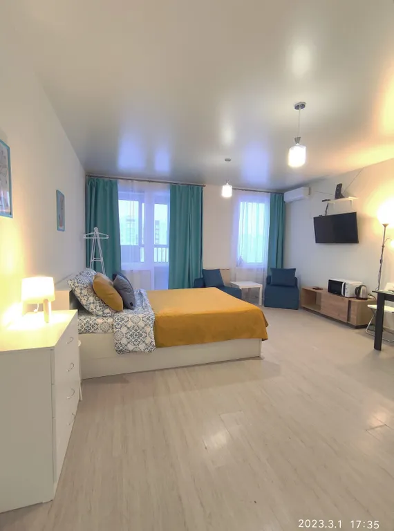 Просторная, уютная, светлая студия