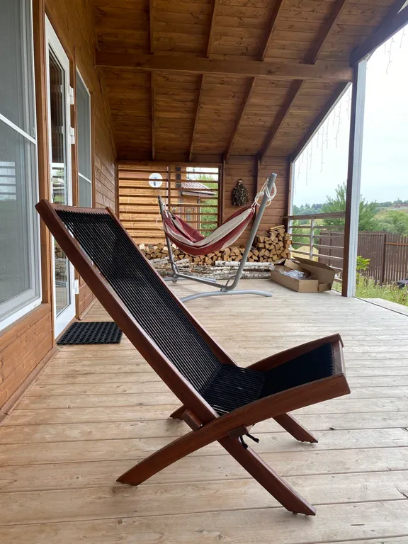 Барнхаус с баней и панорамными окнами