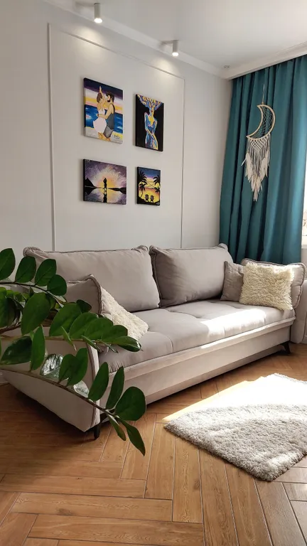 Просторная дизайнерская квартира у моря