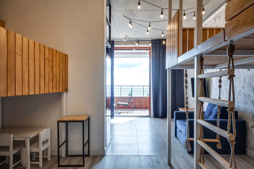 Лофт с детской зоной