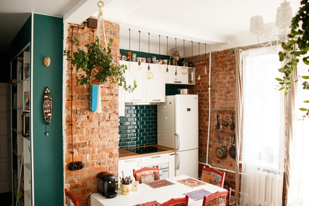 Семейные апартаменты в стиле Бохо в центре города