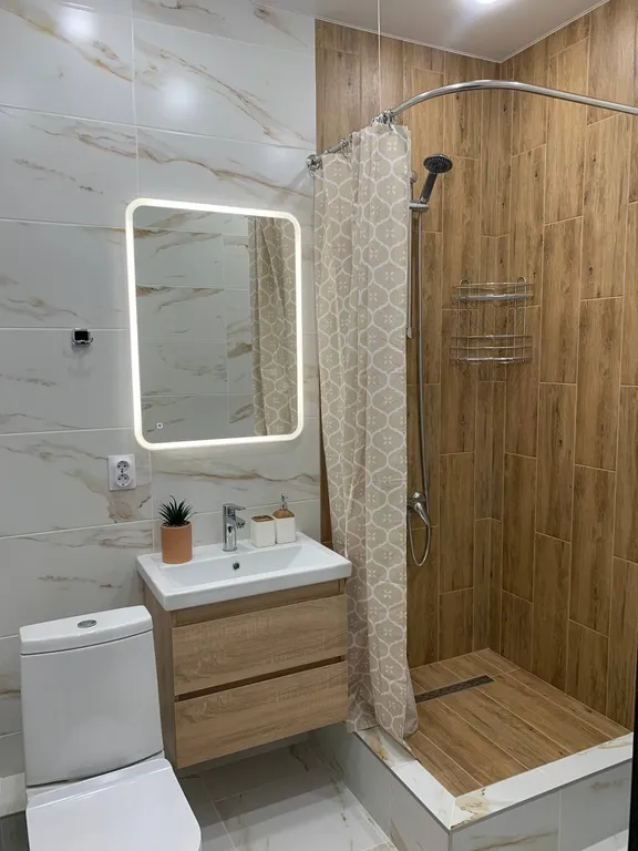 Новая квартира возле парка Галицкого, до 4 гостей, заселение 24/7