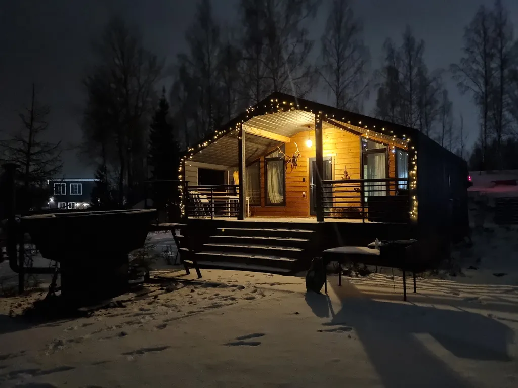 Новый гостевой дом на озере, Загорье дача