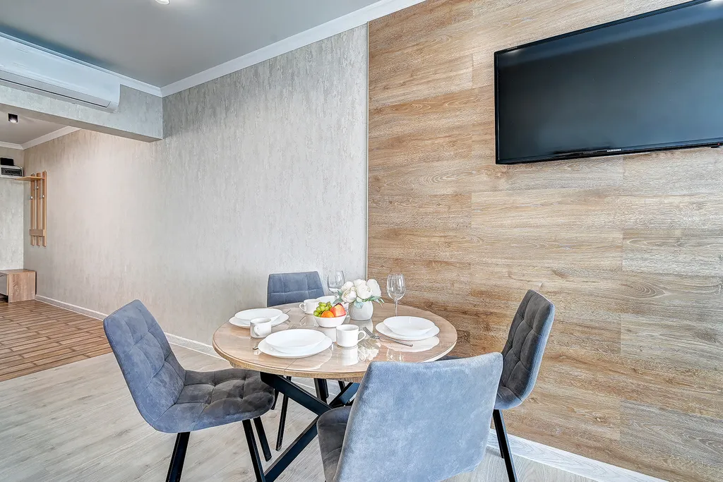 Квартира Квартира Уютная студия с панорамой на море, с бассейном на территории жк — Адлер