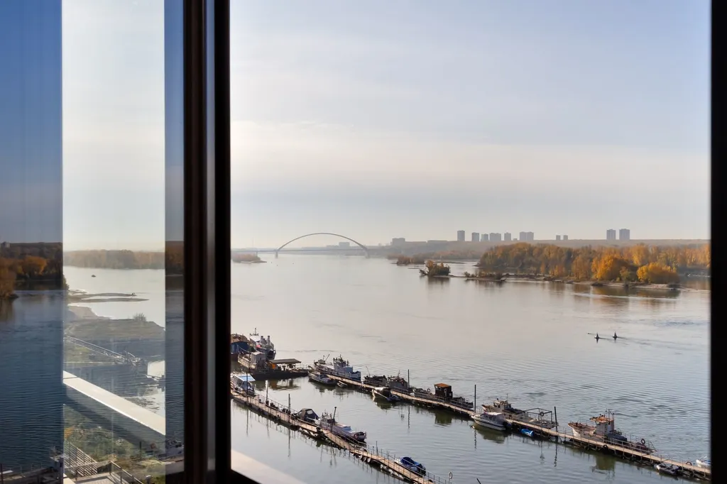 Квартира Квартира Апартамент с красивым видом на реку в центре города — Новосибирск