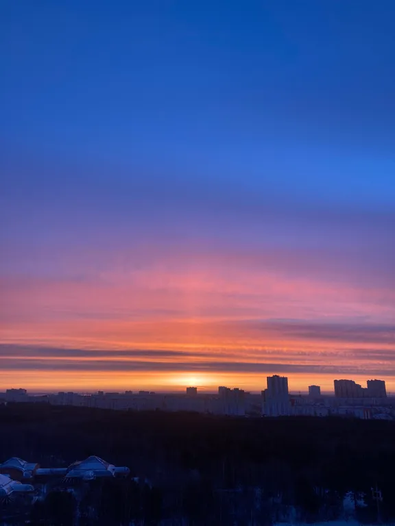 1-комнатная квартира с видом на парк За Саймой и реку Обь