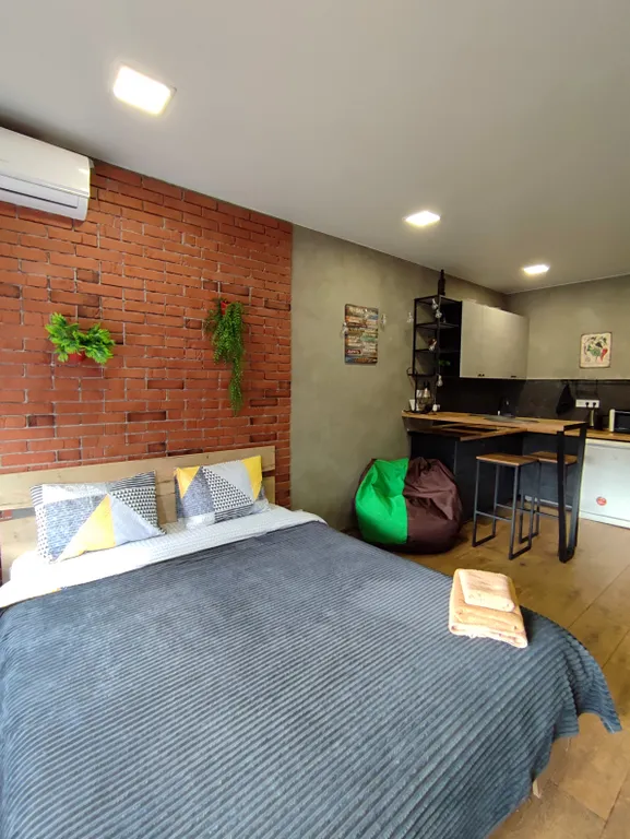 Стильная студия лофт