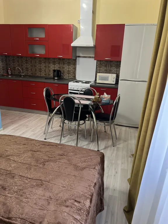 Уютная студия в прибрежном микрорайоне Левобережья