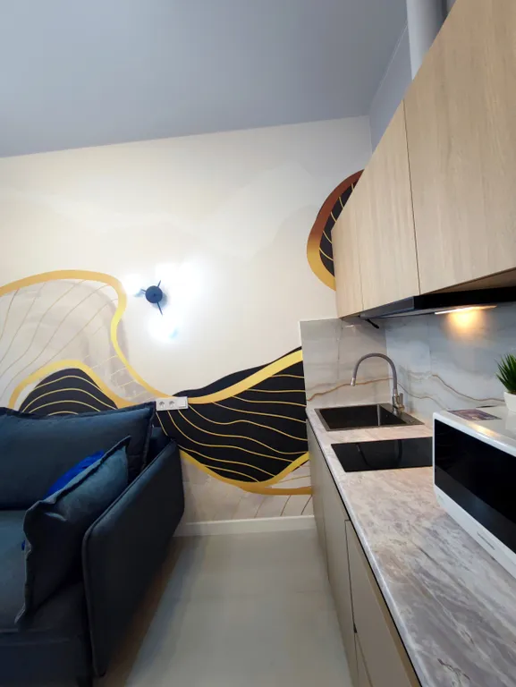 Квартира Квартира Люкс в синих тонах возле Ашана — Симферополь