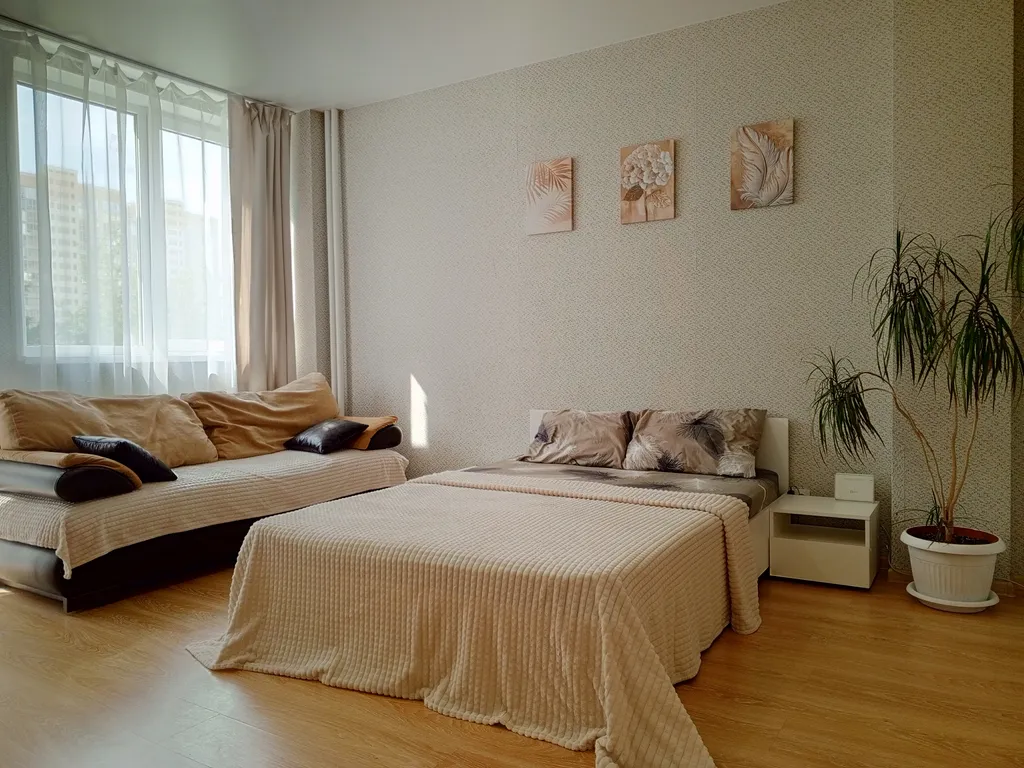 Светлая уютная 1-комнатная квартира в элитном ЖК Новый Свет