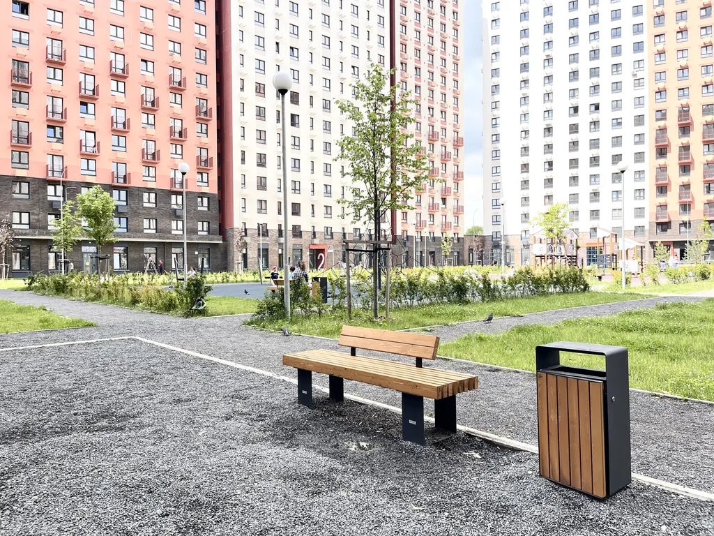 Большая квартира-студия с ванной для 3х гостей