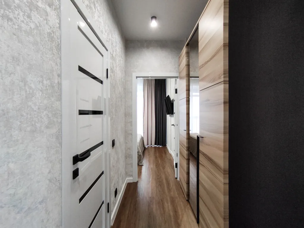 Двухкомнатная студия с красивым видом на город