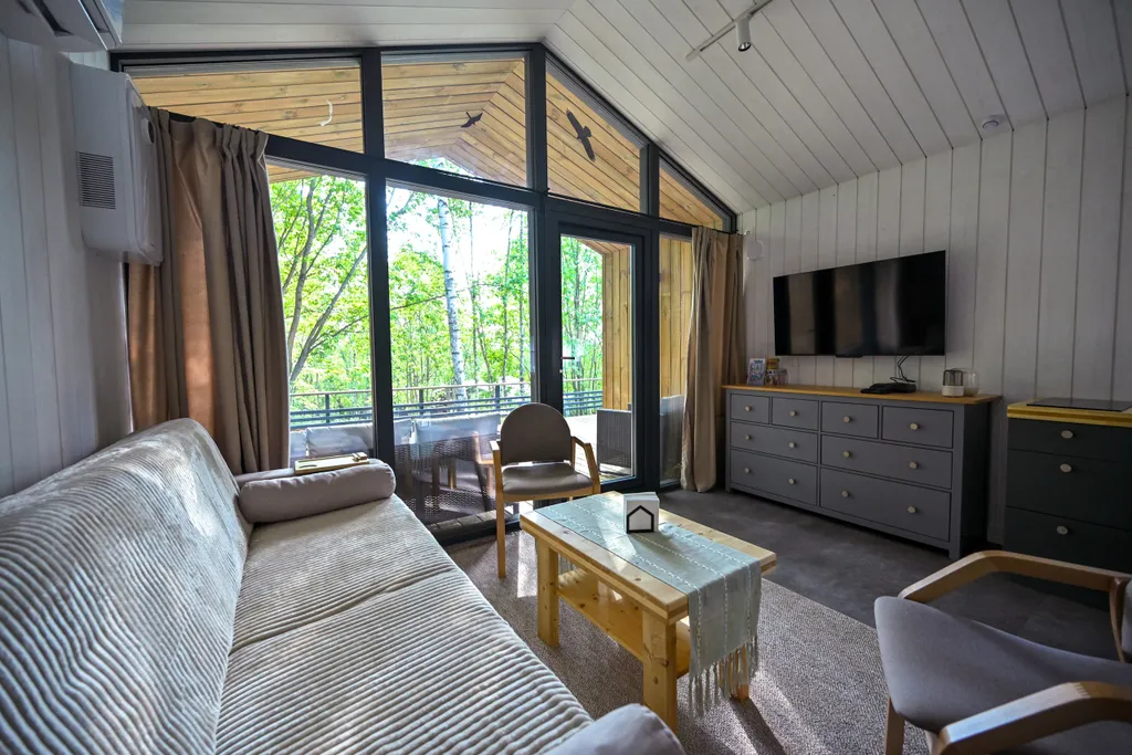 Домик с сауной для уединенного отдыха