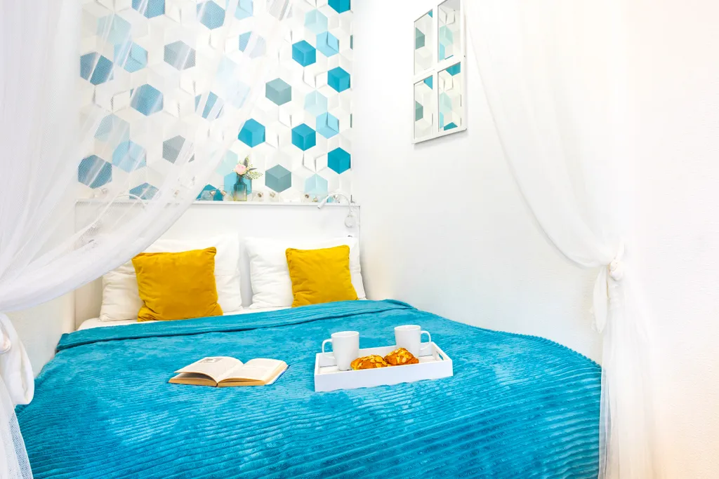 Апартаменты с балконом riverside в центре