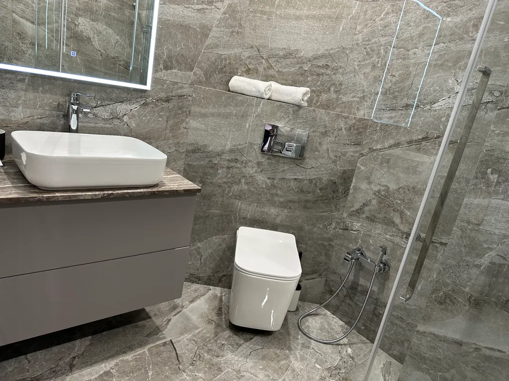 Стильная квартира в новом ЖК с видом на Эльбрус