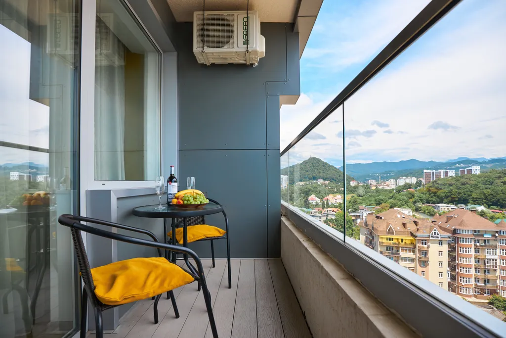 Студия в ЖК Каравелла Португалии с потрясающим видом на горы и море