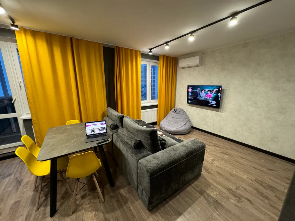 Квартира-студия с дизайнерским ремонтом