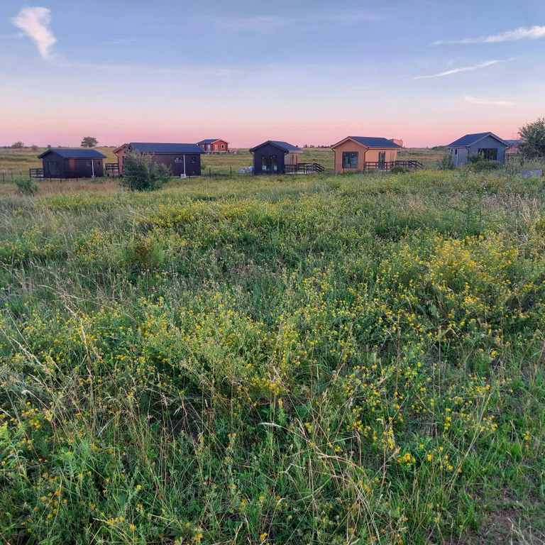 Трёхместный дом с террасой