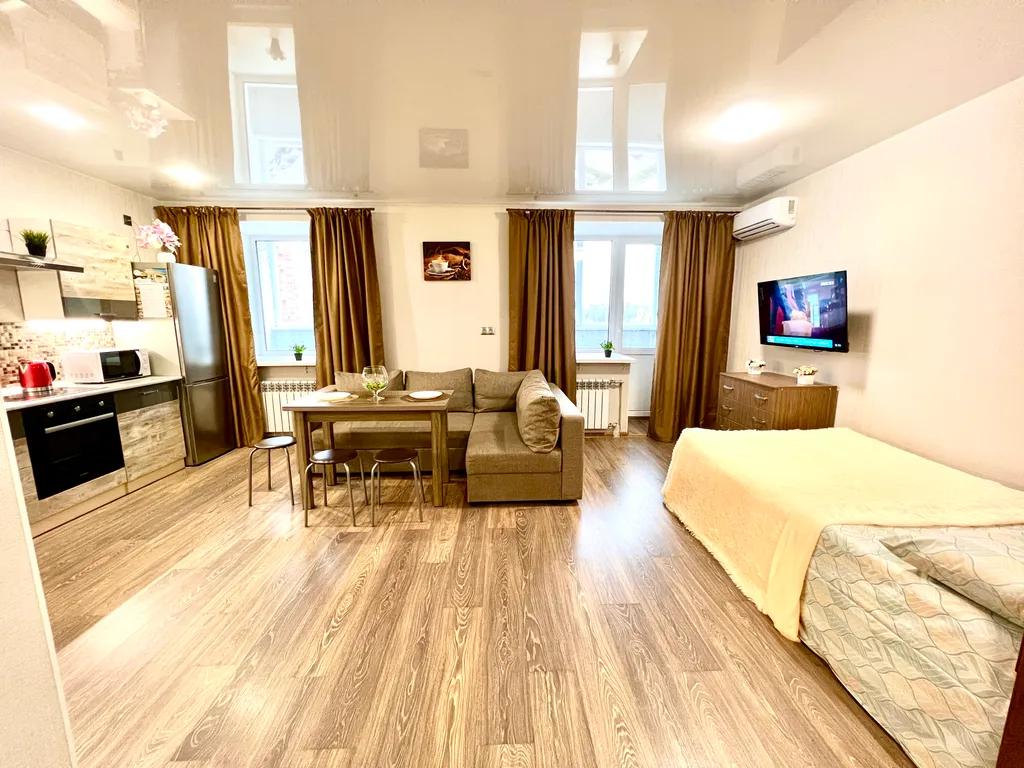 Квартира Квартира Уютная студия в ЖК Изумрудный — Самара