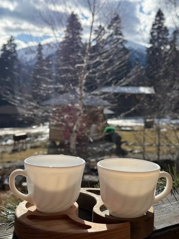 Уютный домик с видом на горы