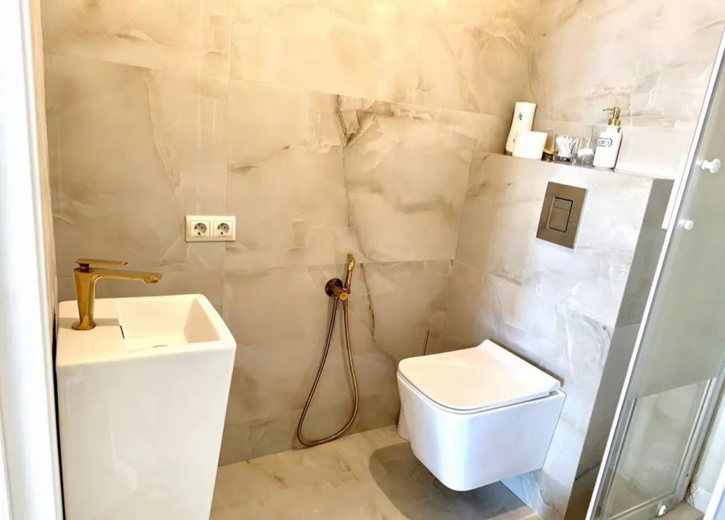 Атмосфера комфорта студия Ваниль с открытым балконом