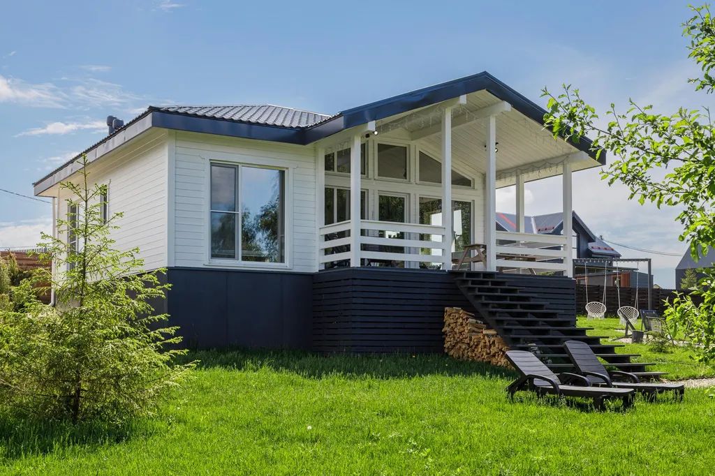 Коттедж Дом с головокружительным видом сауной и чаном — Семеновское